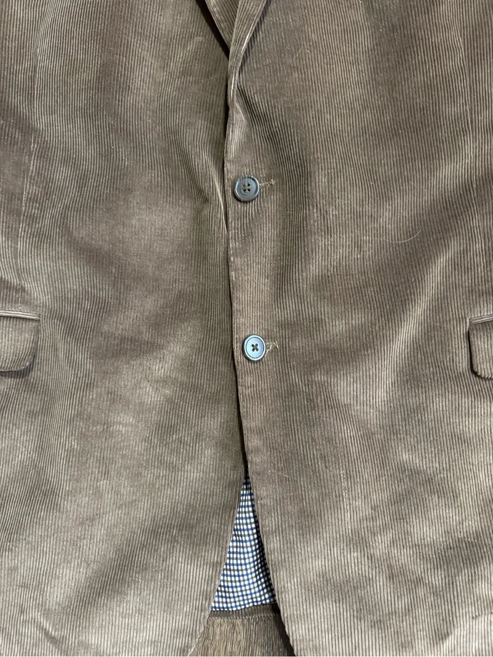 Saddlebred CORDUROY Blazer Mens 54L Cotton Brown Sport Coat Suit Jacket 2 Button